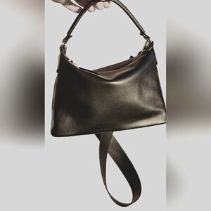 Liu Jo & Leonie Hanne Black Leather  Small Hobo Crossbody bag top h…
